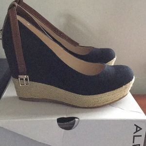 Aldo Canvas Wedges